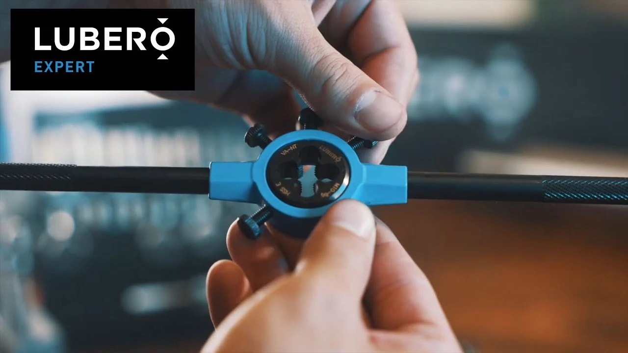 LUBERO Schneideisen zum Schneiden von Außengewinden für Maschine und von Hand - Edelstahl/Stahl