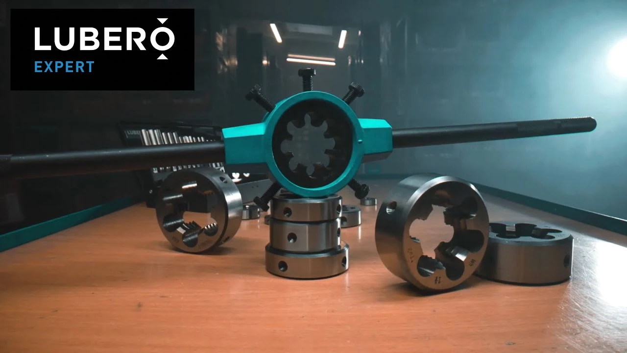 LUBERO Schneideisen für Edelstähle und normale Stähle - Gewindeschneider für Außengewinde