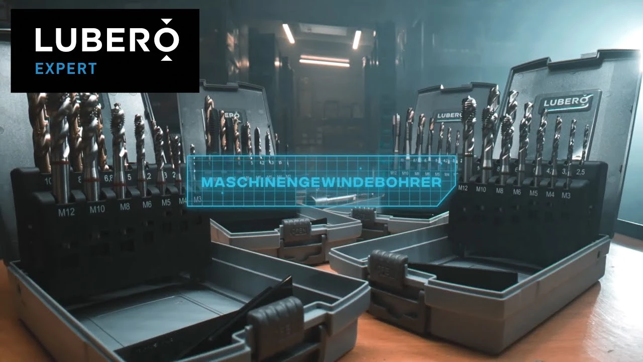 LUBERO Gewindebohrer und Gewindeschneider in Sätzen - ideal zum Gewinde schneiden mit versch. Größen